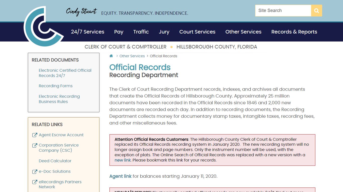 Official Records | Hillsborough County