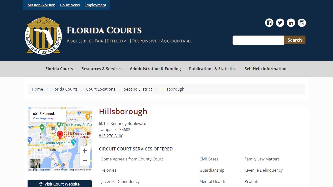 Hillsborough - Florida Courts